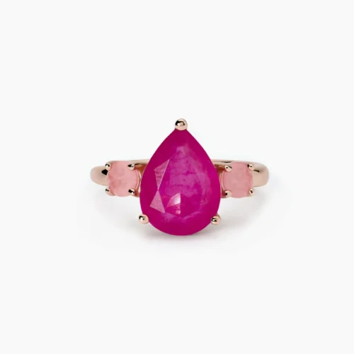 anello multicolor fucsia mabina santorini