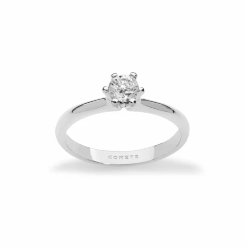 solitario diamante anello comete donna