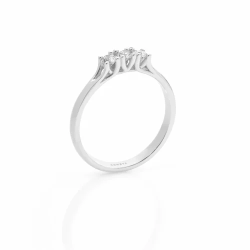 anello trilogy diamanti comete donna