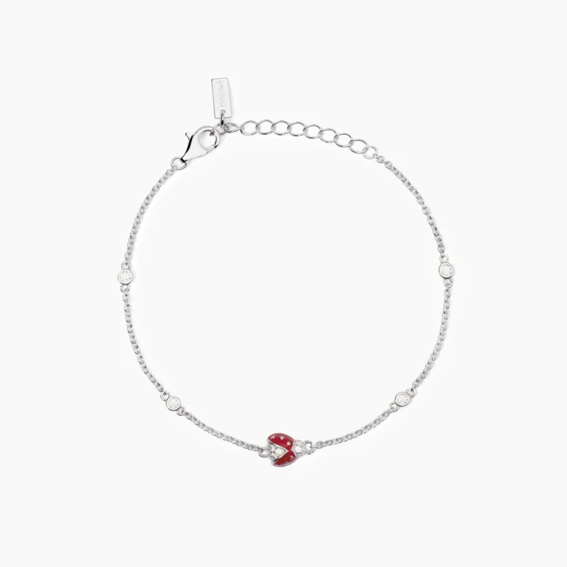 bracciale donna argento coccinella mabina