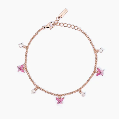 bracciale farfalle pendenti mabina gioielli