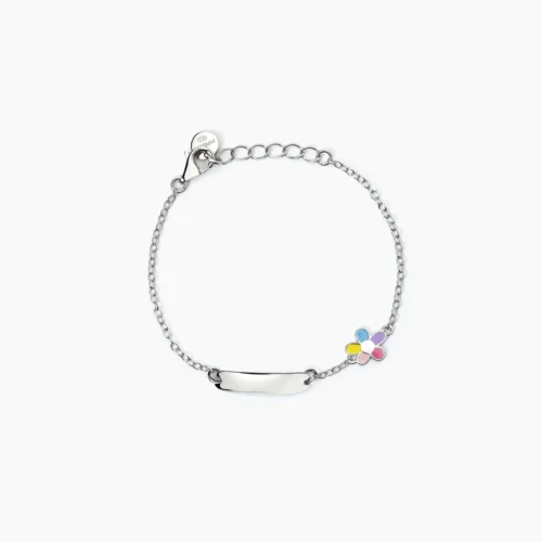 bracciale bimba argento personalizzabile mabina