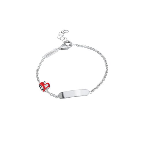 Bracciale con treno smaltato in argento Mabina Bimbo