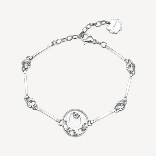 Bracciale CHAKRA Lettera Q in acciaio Brosway