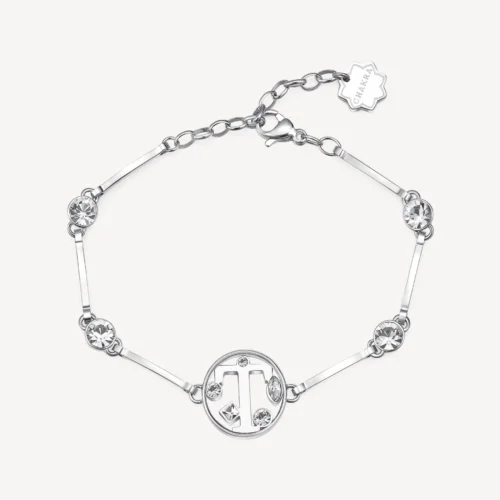 Bracciale Chakra Lettera T in acciaio Brosway