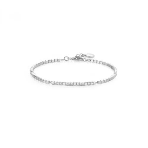 Bracciale Rosato Gioielli Cubica in argento