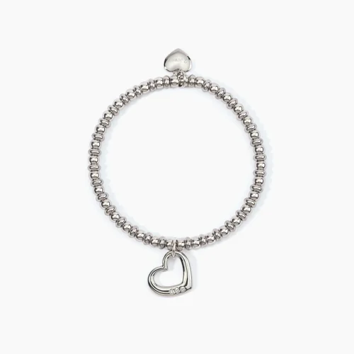 bracciale donna palline elastico acciaio 2jewels