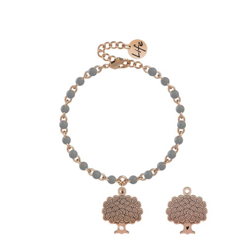 Bracciale Kidult con Albero della Vita Rosé