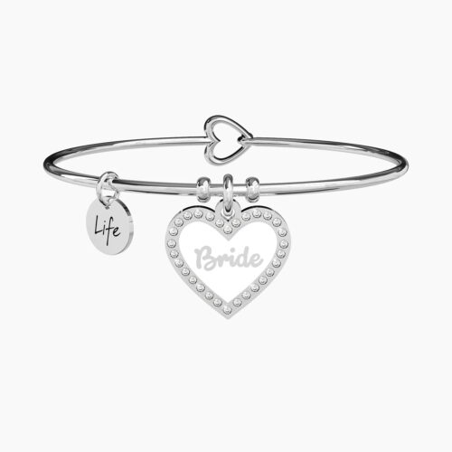 Bracciale ciondolo cuore Bride-La sposa Kidult Gioielli 731693