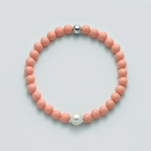 bracciale rosa terra e mare piccolo miluna