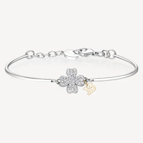 bracciale in acciaio con cristalli donna brosway