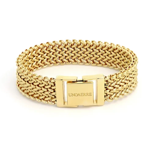 Bracciale Unoaerre Rigido in Bronzo Dorato