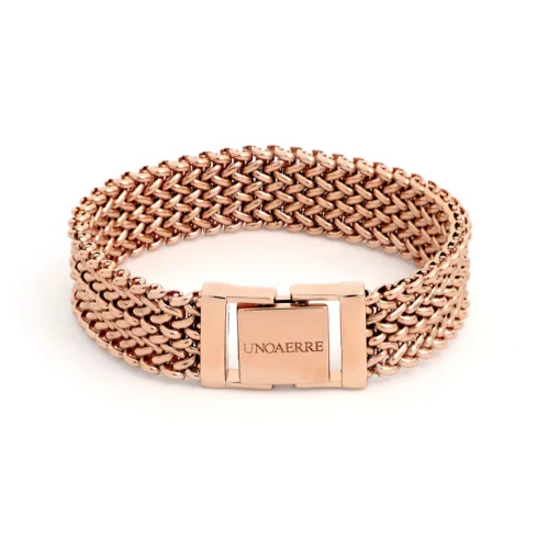 Bracciale Unoaerre Rigido in Bronzo Rosè