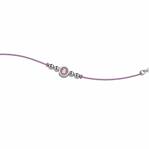 bracciale rosa orso bambina nanan bijou