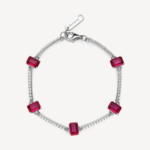 bracciale rosso rubino fancy brosway