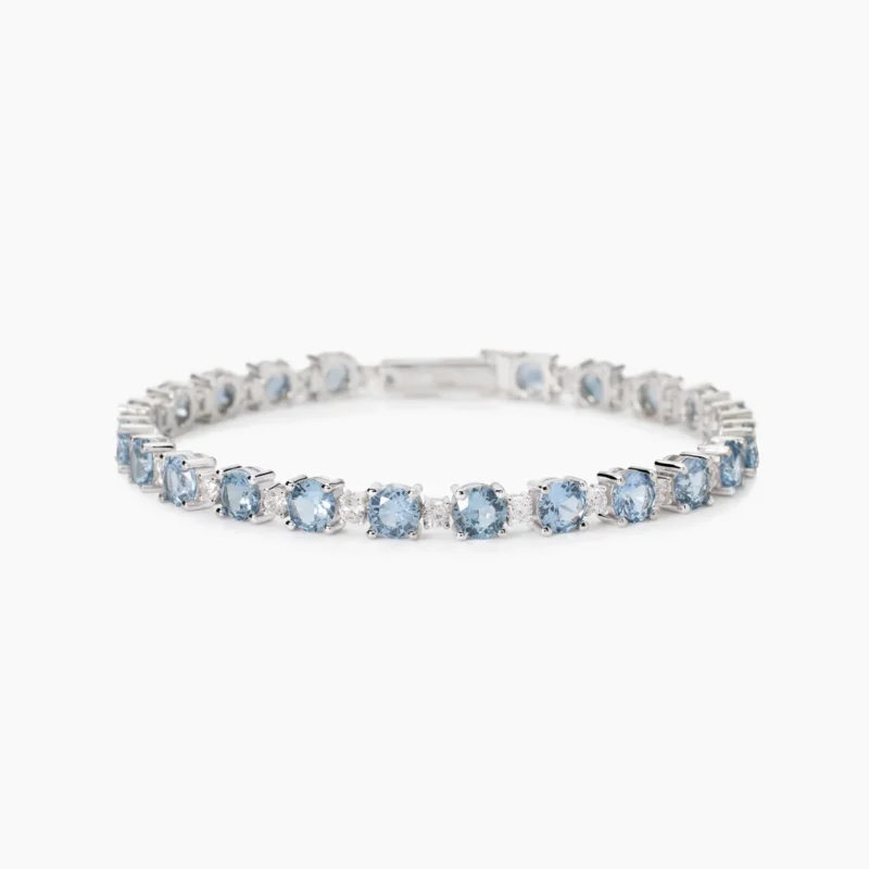 bracciale acquamarina argento mabina donna