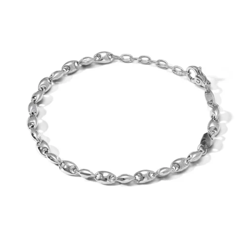 Bracciale Comete Gioielli Uomo in Argento con Ceramica