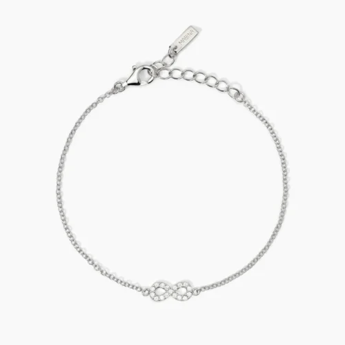 bracciale argento infinito mabina gioielli