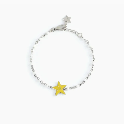 bracciale in argento con stellina per bimba mabina junior