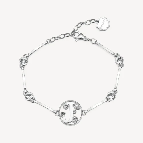 bracciale semi rigido con iniziale j brosway donna chakra