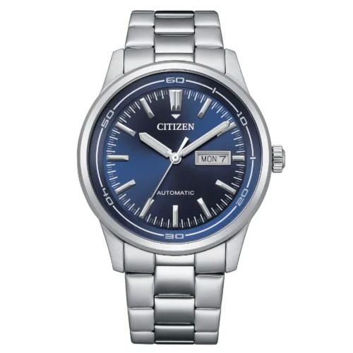 citizen automatico orologio blu uomo