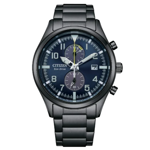 orologio uomo nero eco drive citizen e blu