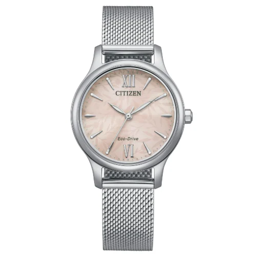 citizen donna maglia milanese rosa orologio