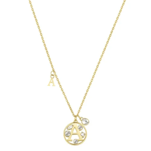 Collana Chakra Lettera A in acciaio Brosway