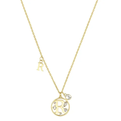 Collana Chakra Lettera R in acciaio Brosway