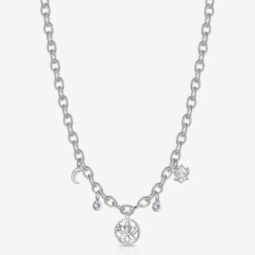 Collana in acciaio Brosway CHAKRA Fiore di Loto BHKN071