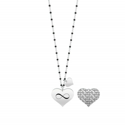 Collana Acciaio Cuore Infinito Love