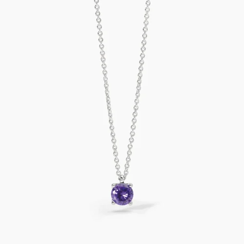 girocollo punto luce viola mabina donna