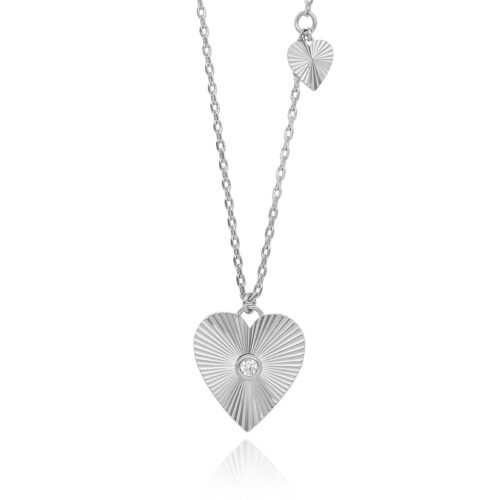 Collana con Cuore in Argento Mabina Gioielli