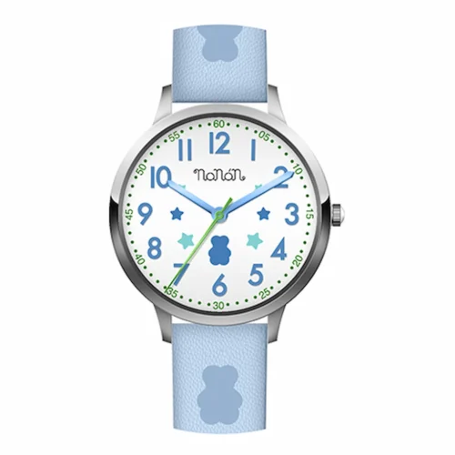 orologio con numeri per bimbo azzurro nanan