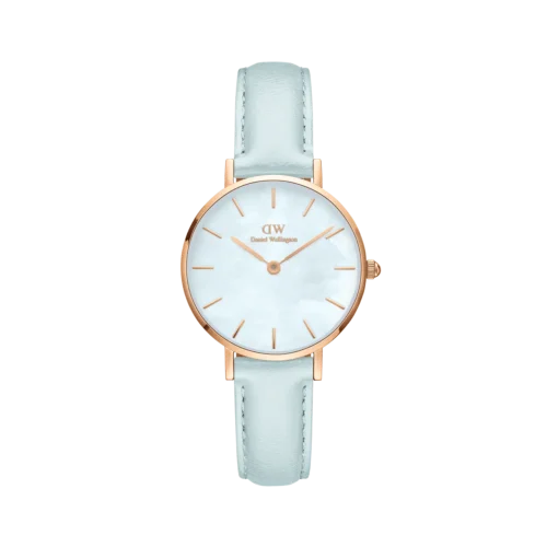 daniel wellington donna azzurro madreperla pelle