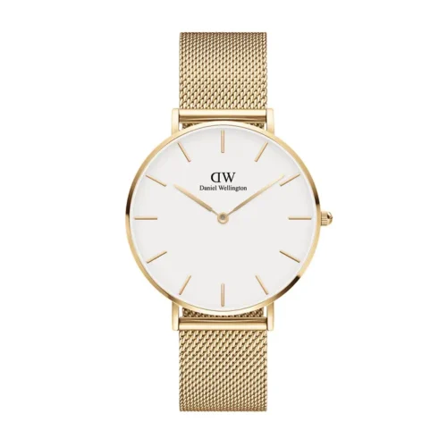 orologio bianco e oro giallo daniel wellington 32 mm