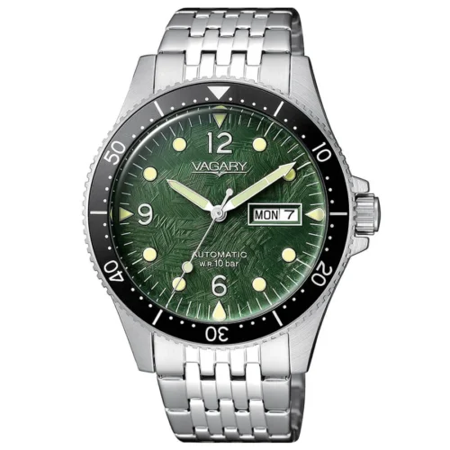 orologio uomo verde automatico vagary citizen