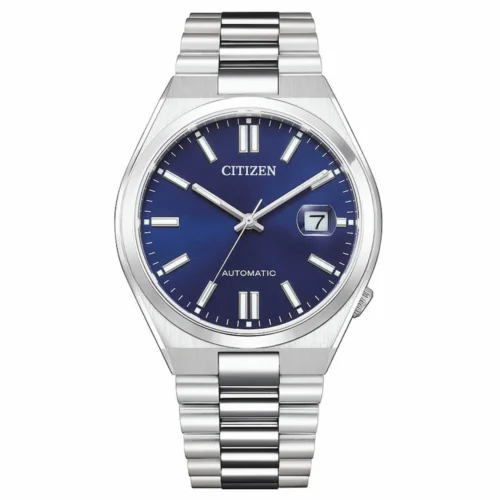 orologio meccanico uomo blu citizen