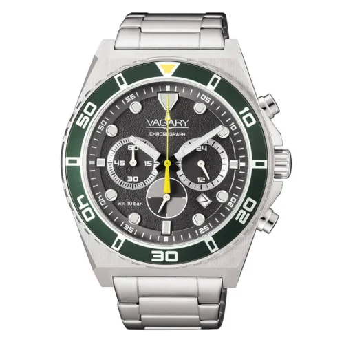 orologio uomo crono citizen vagary nero verde