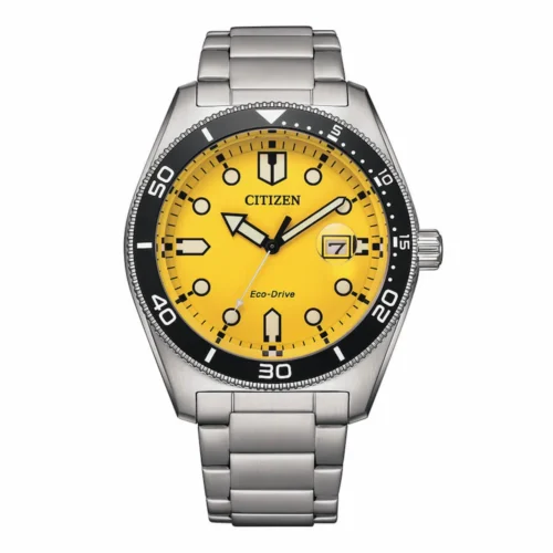 orologio giallo uomo citizen eco drive