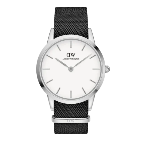 orologio daniel wellington uomo stoffa nato nero