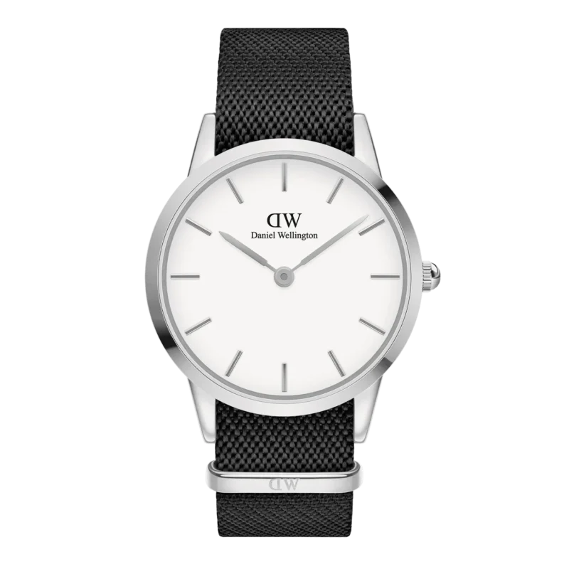 orologio daniel wellington uomo stoffa nato nero