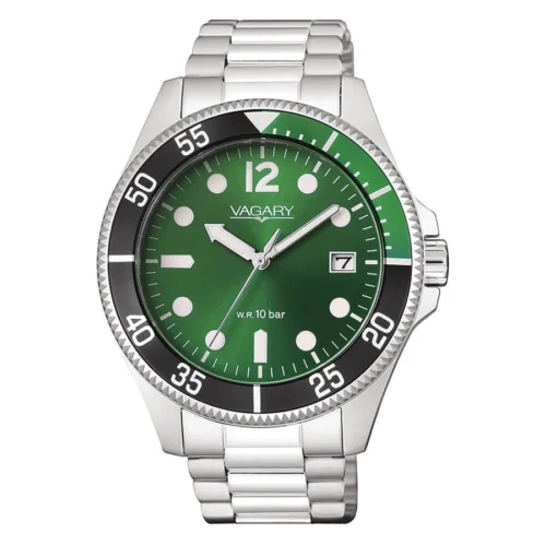 vagary citizen orologio uomo verde nero