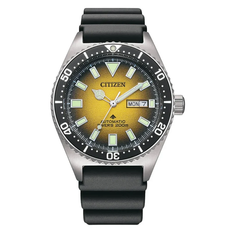 orologio citizen promaster giallo nero