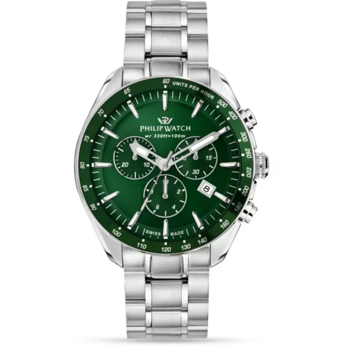 orologio verde cronografo uomo philip watch